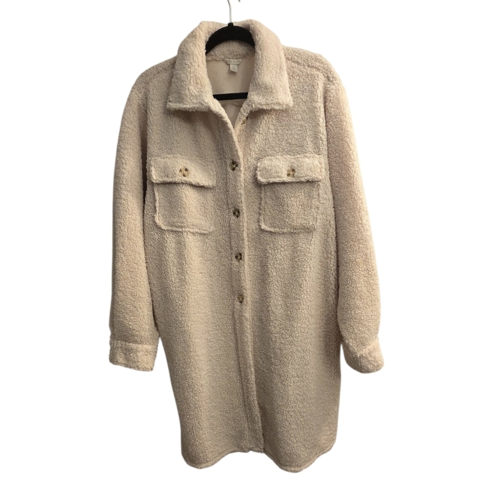 Cato Cream Sherpa Jacket. Xl